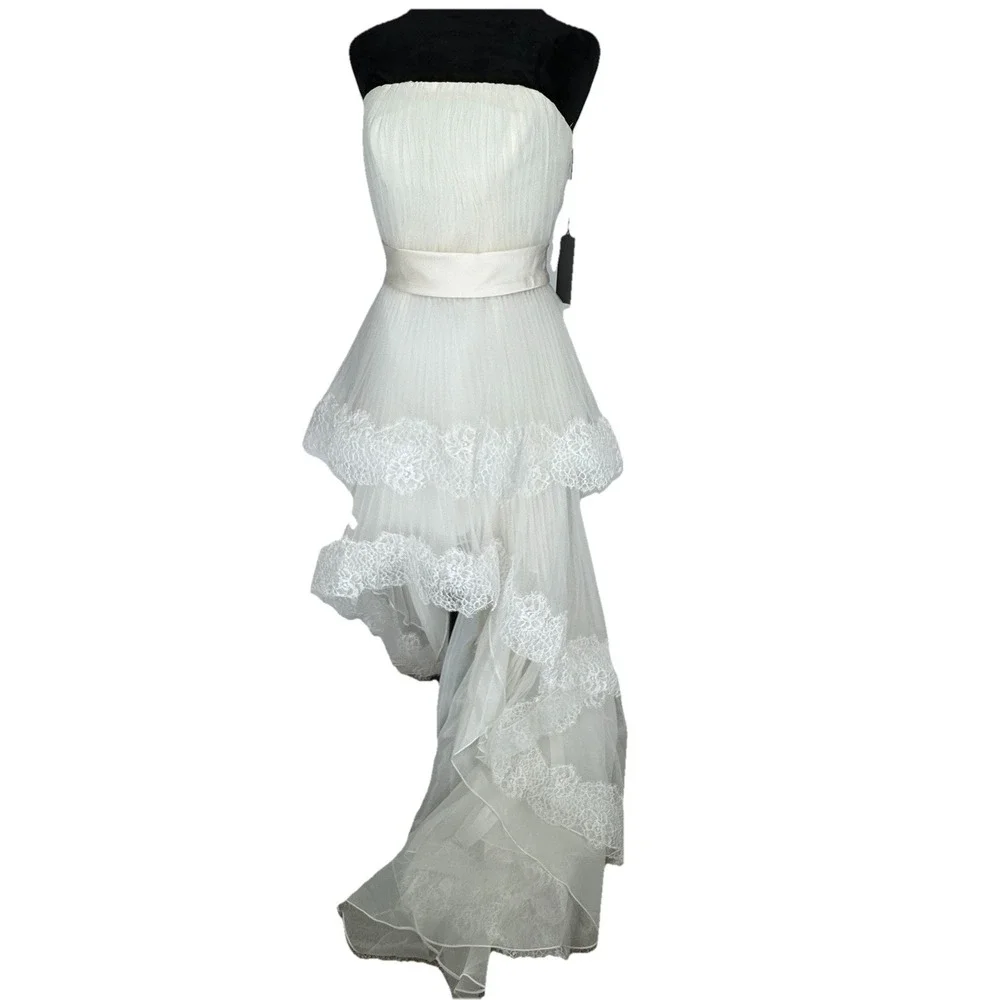 Vera Wang | Dresses | Vera Wang White Tiered Wedding Dress Ivory Size 4 New Chantilly Lace Strapless | Poshmark Vera Wang | Dresses | Vera Wang White Tiered Wedding Dress Ivory Size 4 New Chantilly Lace Strapless | Poshmark